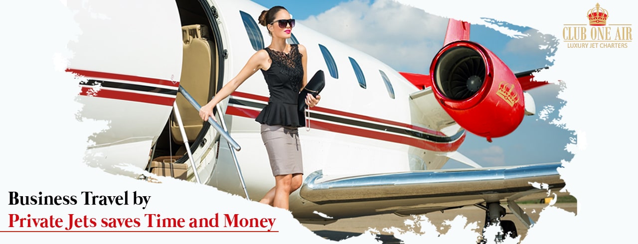 Business travels in private jet saves time and money