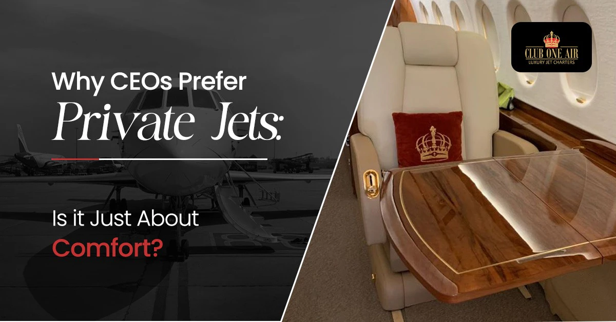 Why CEOs Prefer Private Jets: Is it Just About Comfort?