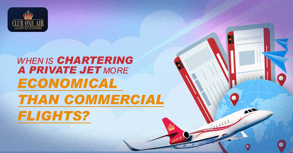 When is Chartering a Private Jet More Economical than Commercial Flights?