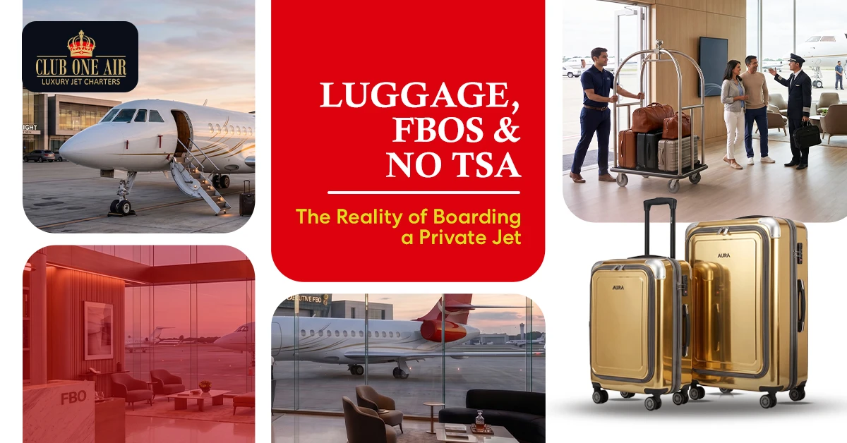 Luggage, FBOs & No TSA: The Reality of Boarding a Private Jet