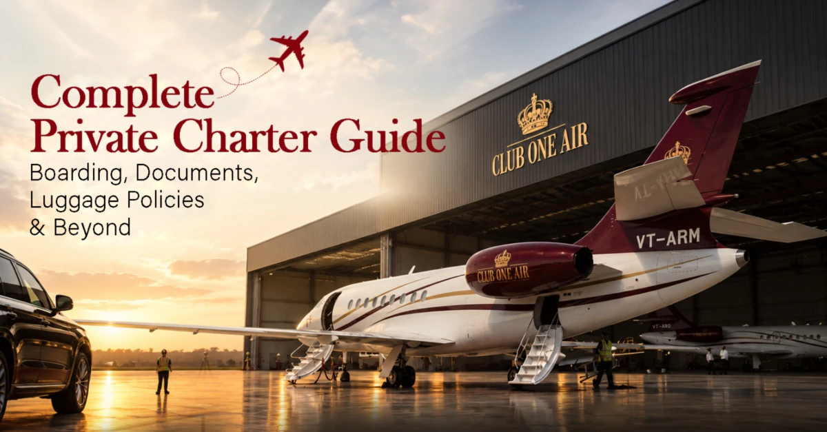 Complete Private Charter Guide | Boarding, Documents, Luggage Policies & Beyond